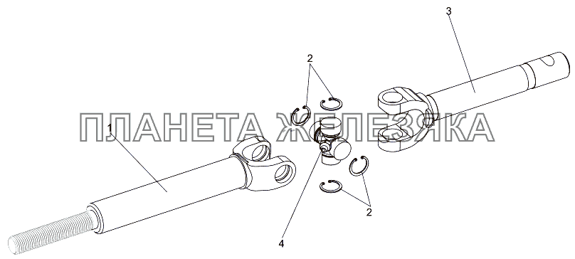 Тяга 7930-1703438 МЗКТ-7930-200