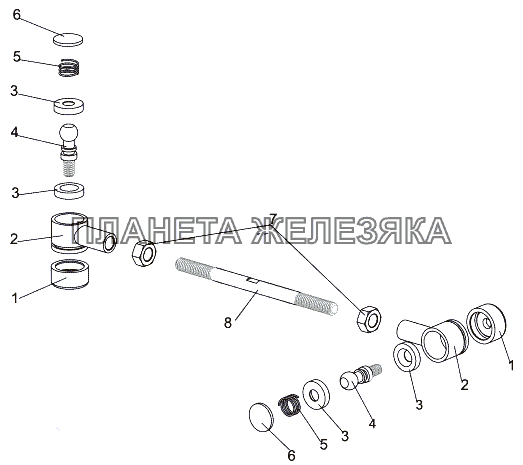 Тяга 6923-1703490 МЗКТ-7930-200