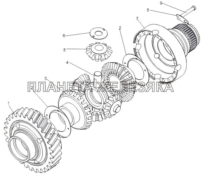 Дифференциал 7930-1830010 МЗКТ-7930-200