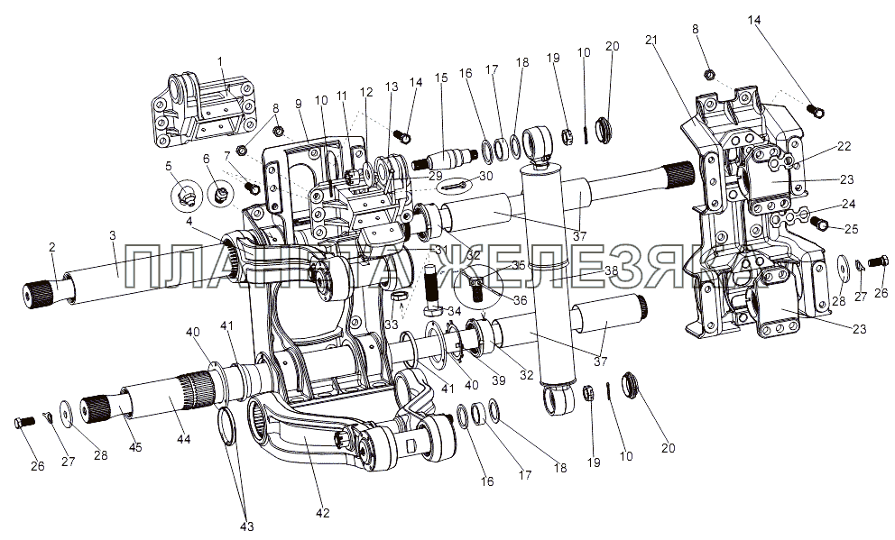 Подвеска колес МЗКТ-7930-200