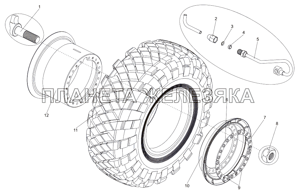 Колесо МЗКТ-7930-200