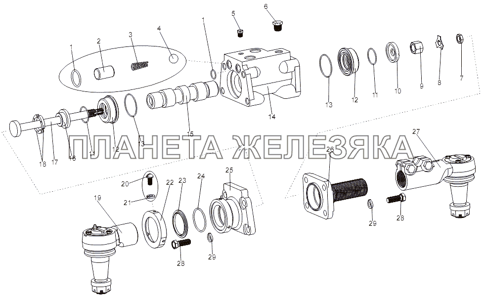 Распределитель 7922-3416010-01 МЗКТ-7930-200