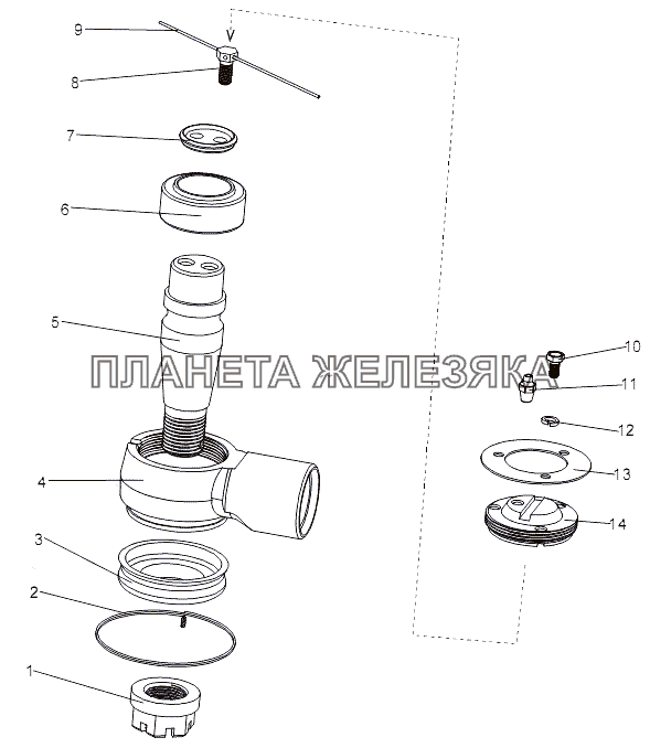 Наконечник 7922-3416066-11 МЗКТ-7930-200