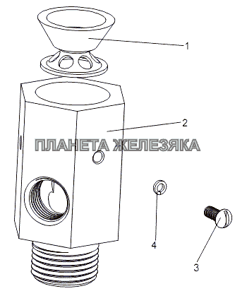 Клапан пылезащитный 547А-8005230 МЗКТ-7930-200