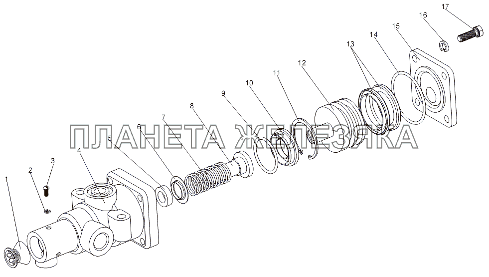 Клапан ускорительный 7908-3518010 МЗКТ-7930-200