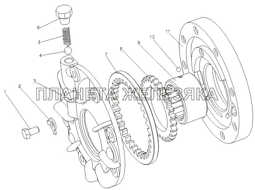 Насос 7930-4215040 МЗКТ-7930-200