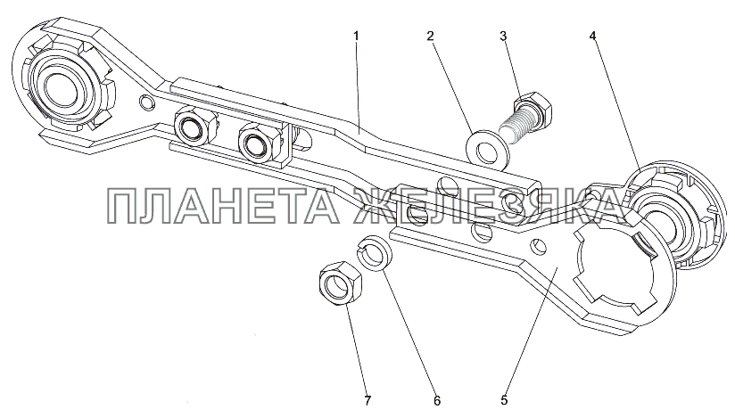 Тяга 7930-5205501 МЗКТ-7930-200