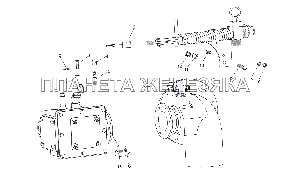 Блок обвода 7917-8042308 МЗКТ-7930-200