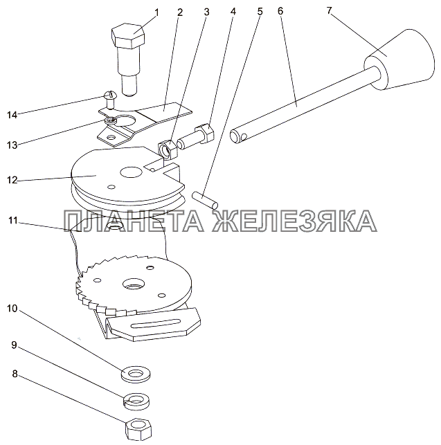 Привод 7908-8109310 МЗКТ-7930-200