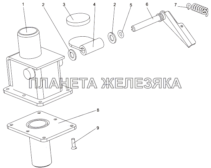 Затвор 7930-8101760 МЗКТ-7930-200