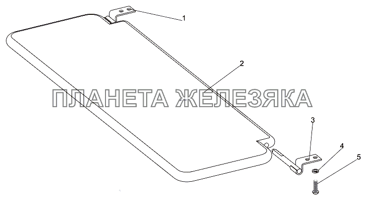 Установка козырьков противосолнечных МЗКТ-7930-200