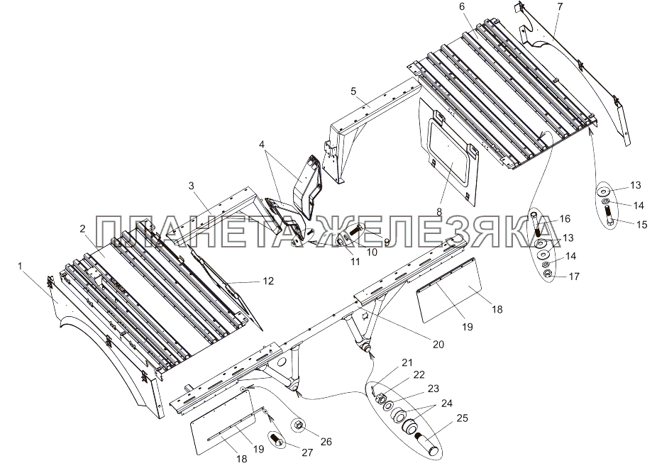 Установка крыльев МЗКТ-7930-200