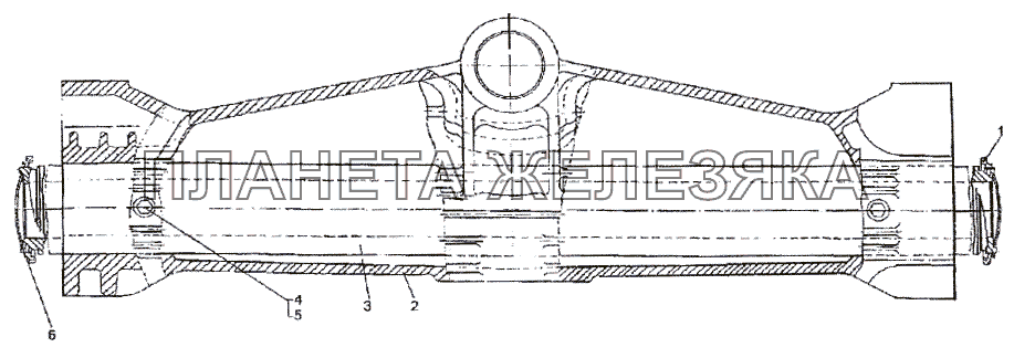 Балансир подвески 9101-2918010 МЗКТ-93782