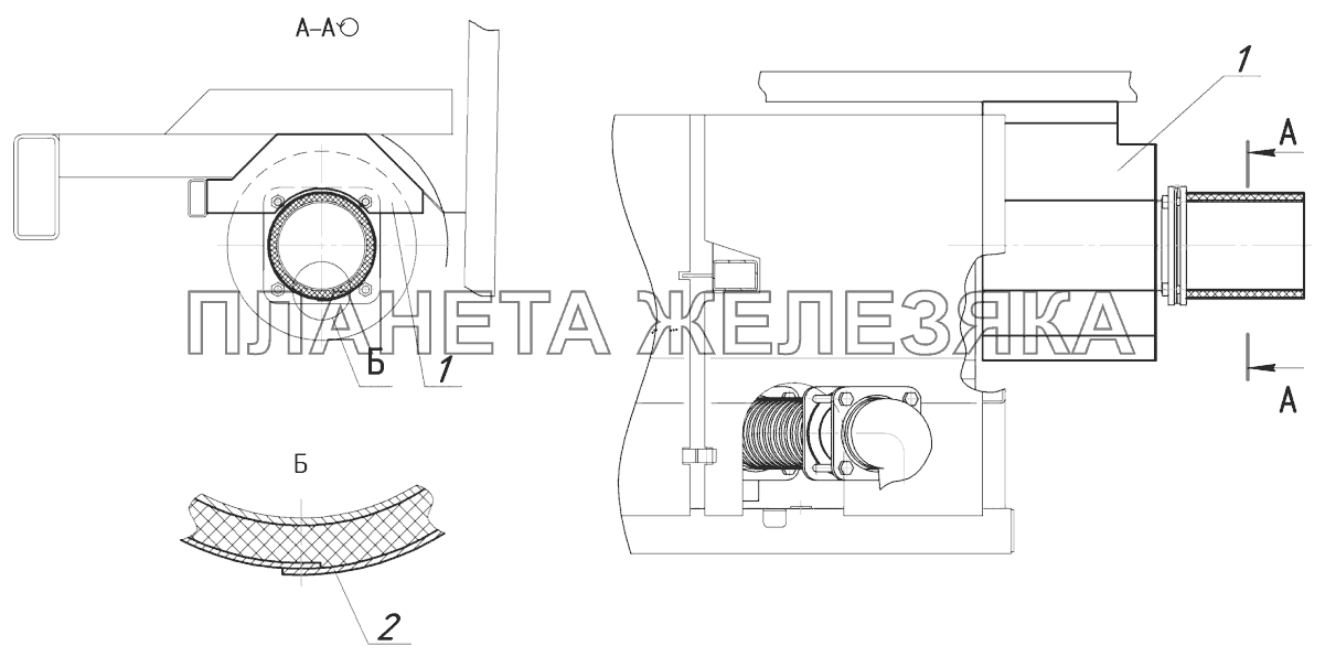 5299-30-31-1205061 - Установка экранов глушителя НефАЗ-5299-30-31(дополнение) 5299-30-31-1205061 - Установка экранов глушителя НефАЗ-5299-30-31(дополнение)