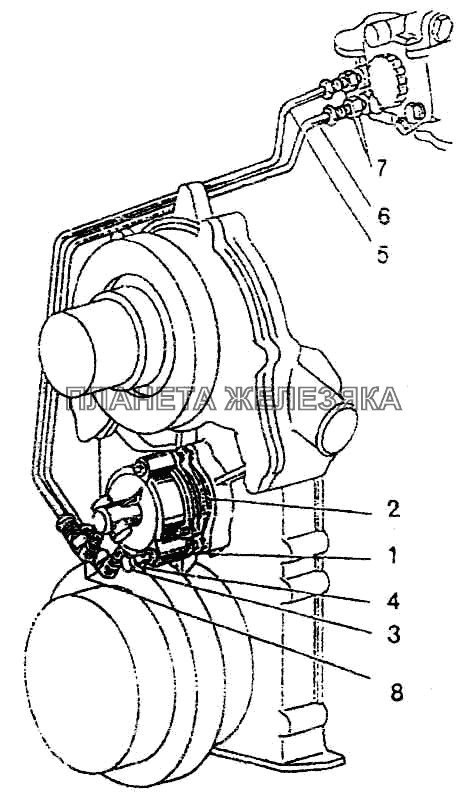 Ограничитель оборотов ПАЗ-3205-110