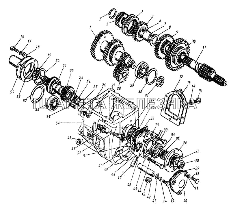 Коробка передач ПАЗ-3205-110