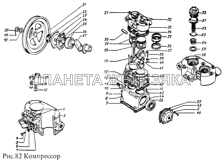 Компрессор ПАЗ-3205 Компрессор ПАЗ-3205