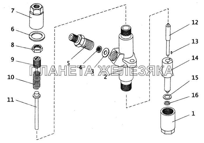 Форсунка ПАЗ-4230