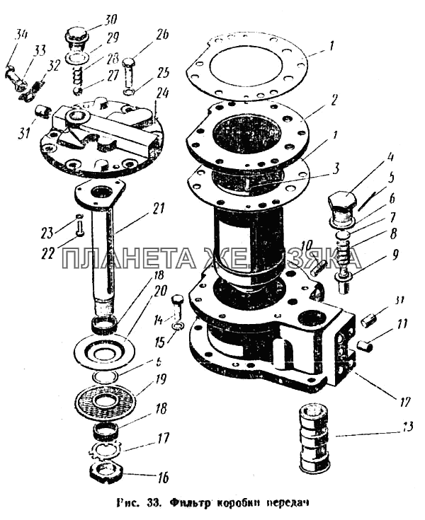 Фильтр коробки передач К-700