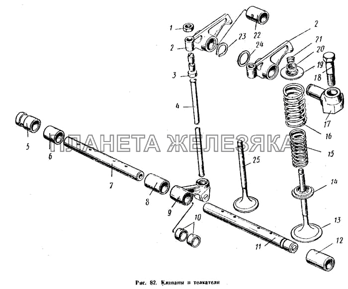 Клапаны и толкатели К-700 Клапаны и толкатели К-700
