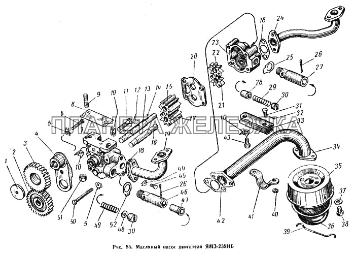 Масляный насос К-700