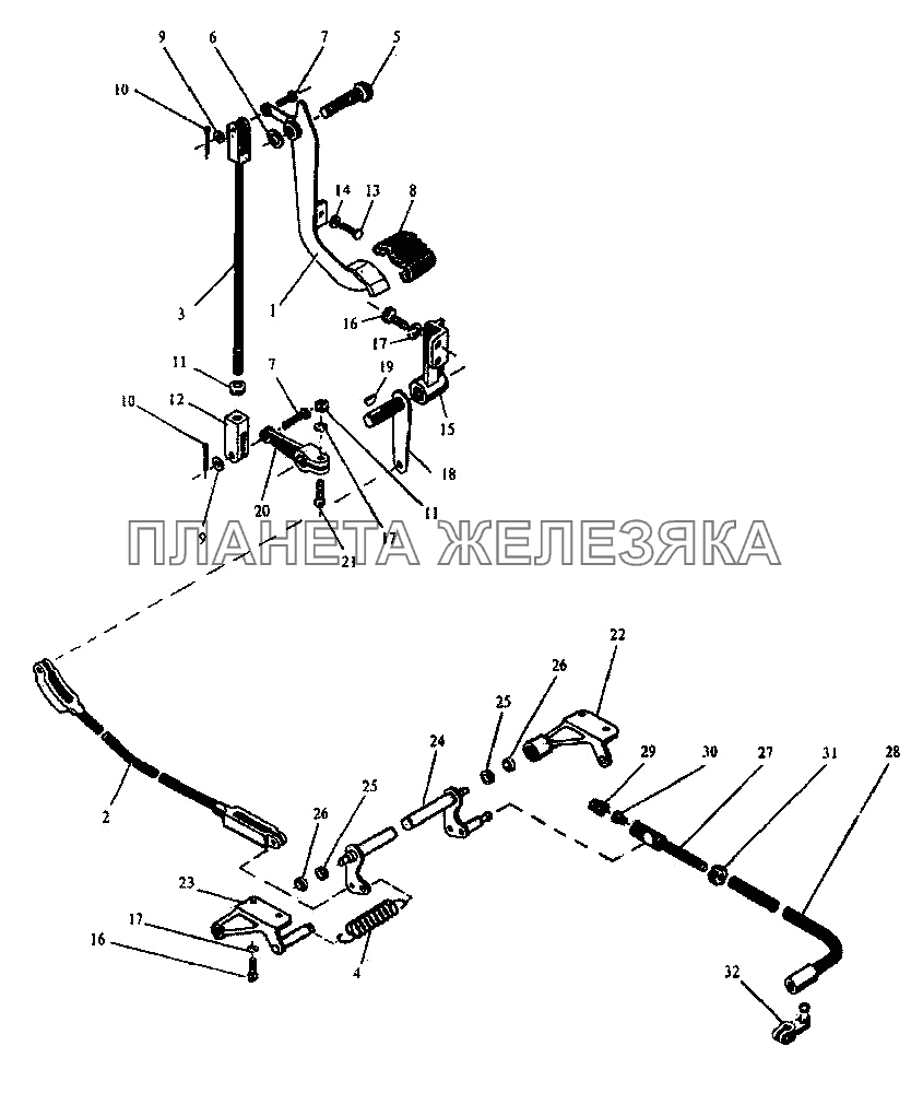 Привод управления сливом КП K-744P1