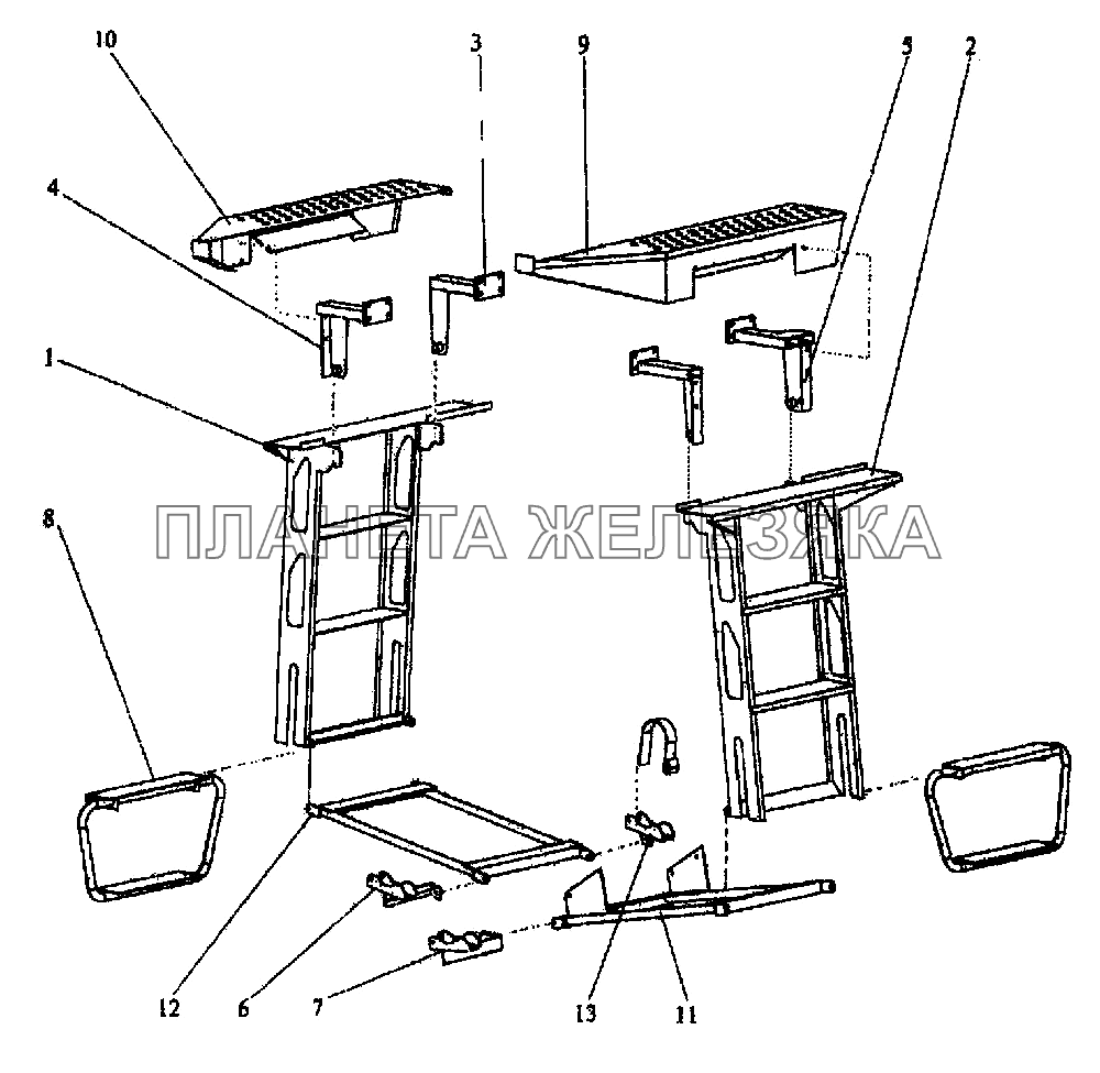 Лестница K-744P1