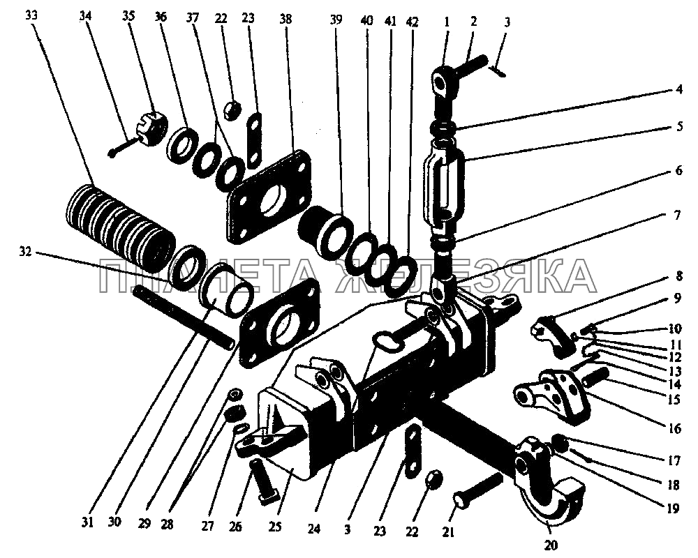 Крюк гидрофицированный K-744P1