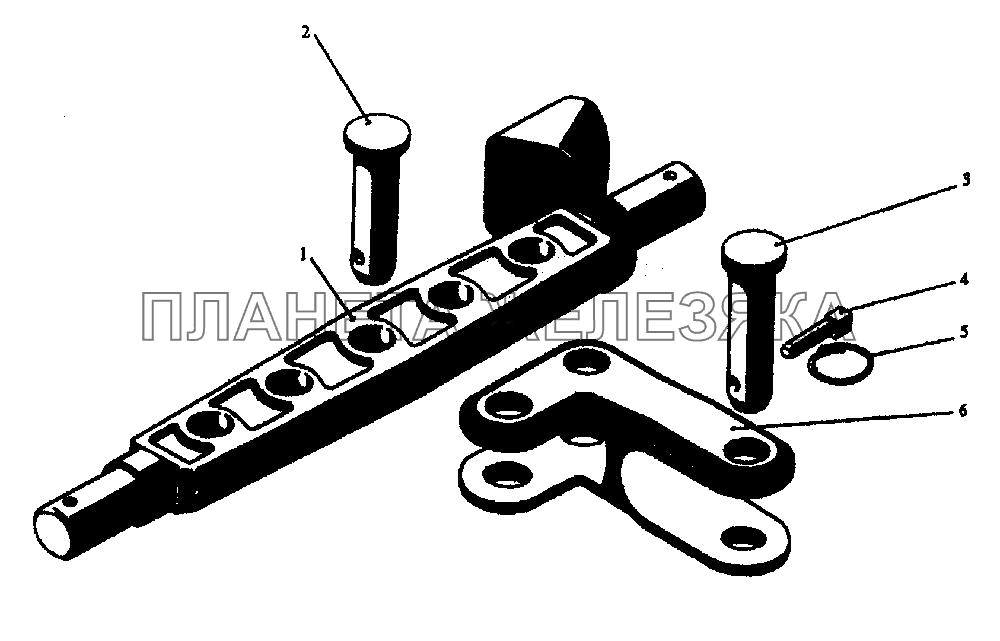 Скоба прицепная K-744P1