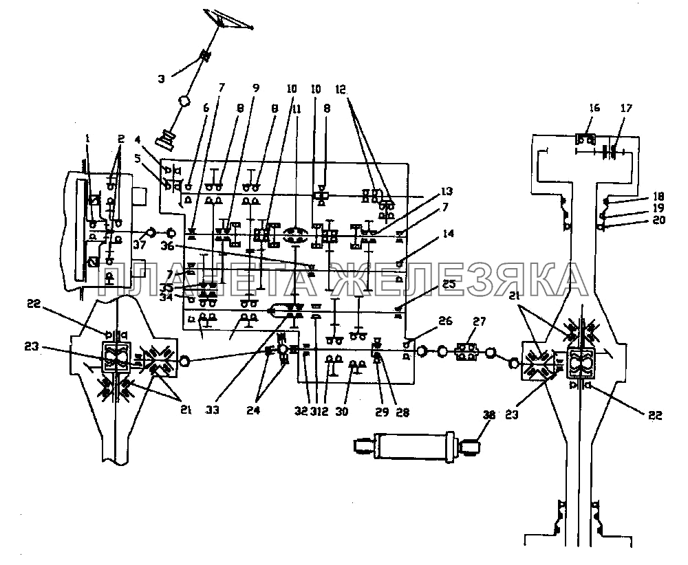 Подшипники трактора K-744P1