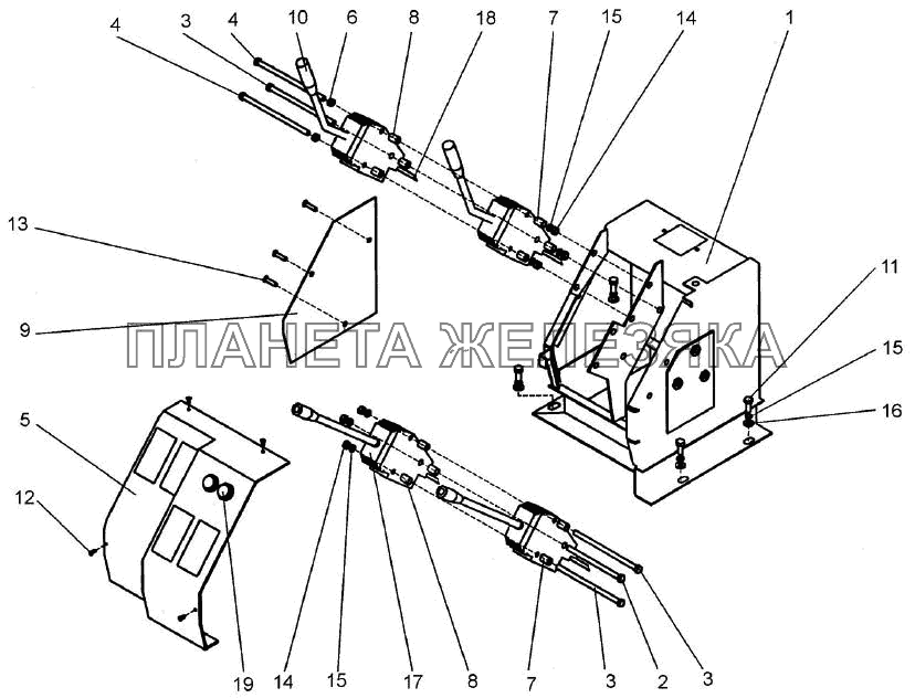 Блок управления 744Р2-6750000 К-744Р2