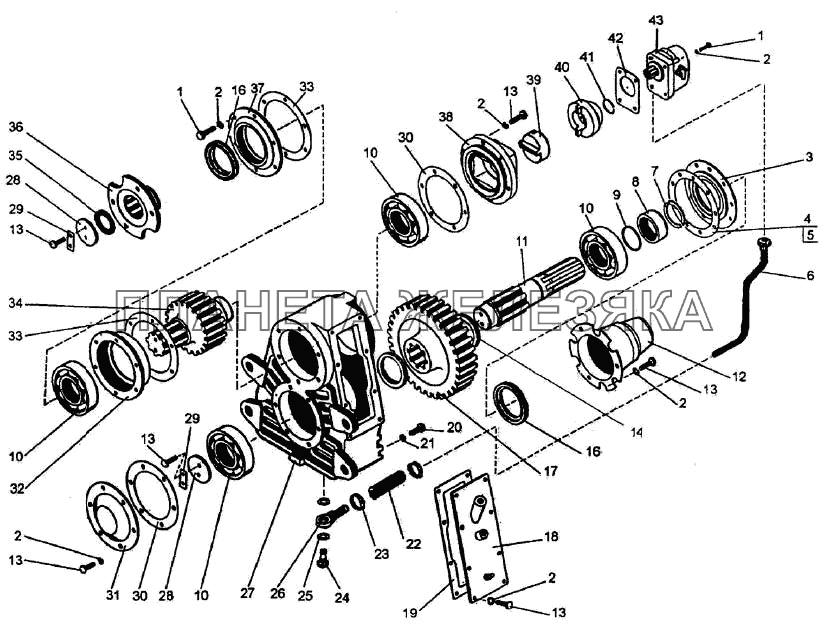 Редуктор односкоростной С 01.01.2006 744P-4202000-1 К-744Р2