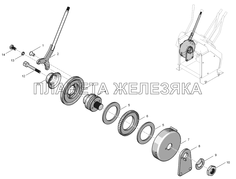 744Р-1108010-2 Акселератор К-744Р1 