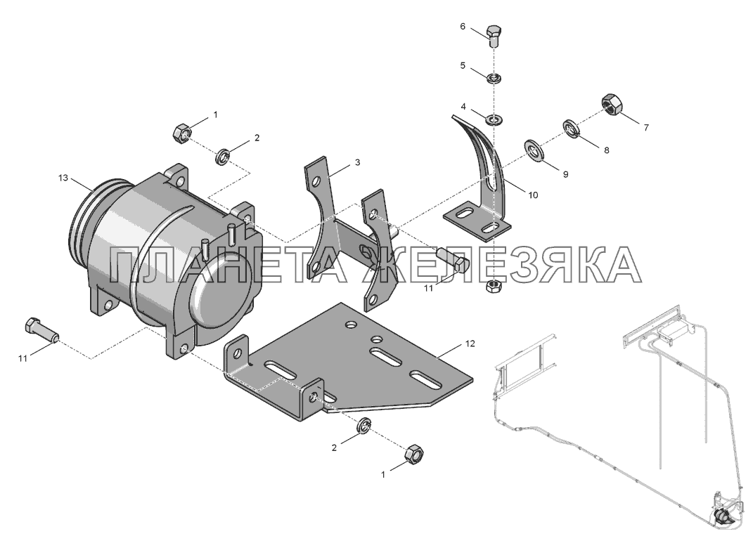 744-8100010-3 Компрессор К-744Р1 