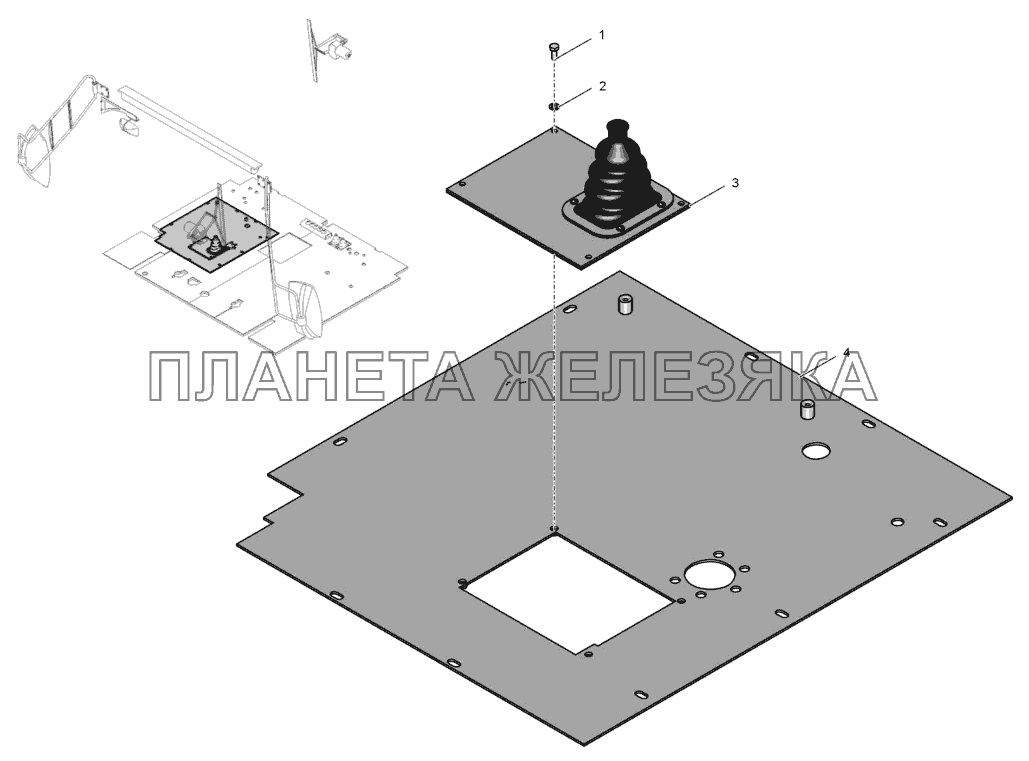 744Р1-8200210 Полик К-744Р1 744Р1-8200210 Полик К-744Р1