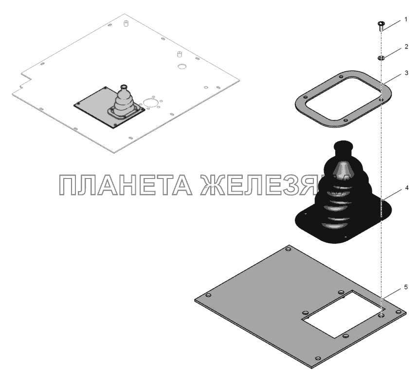 744Р-8200350 Крышка К-744Р1 744Р-8200350 Крышка К-744Р1