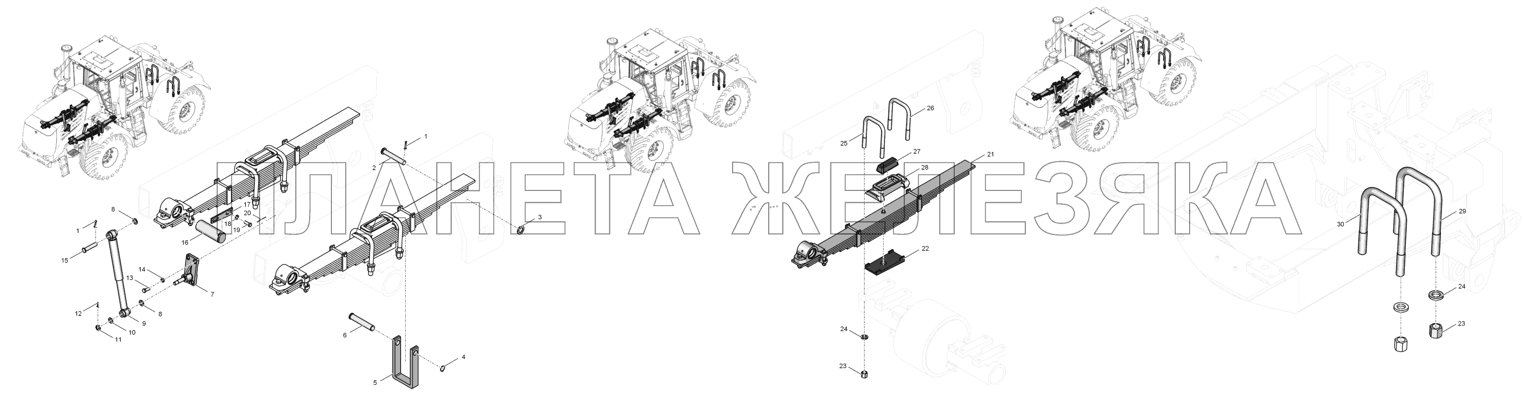 2256010-2900000-3 Подвеска К-744Р1 2256010-2900000-3 Подвеска К-744Р1