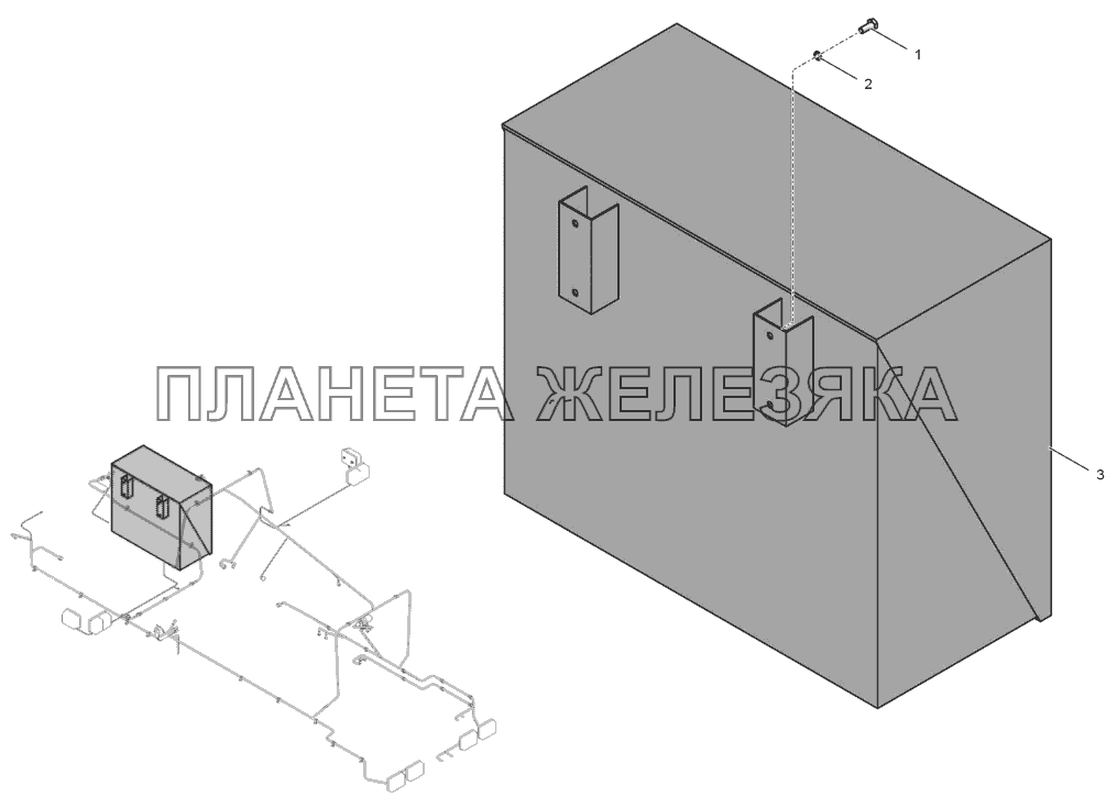 744Р-3749000-2 Контейнер К-744Р1 744Р-3749000-2 Контейнер К-744Р1