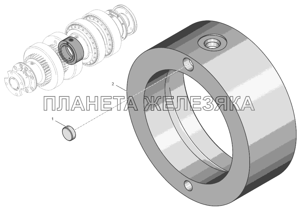 700А.17.01.130 Опора средняя К-744Р2 