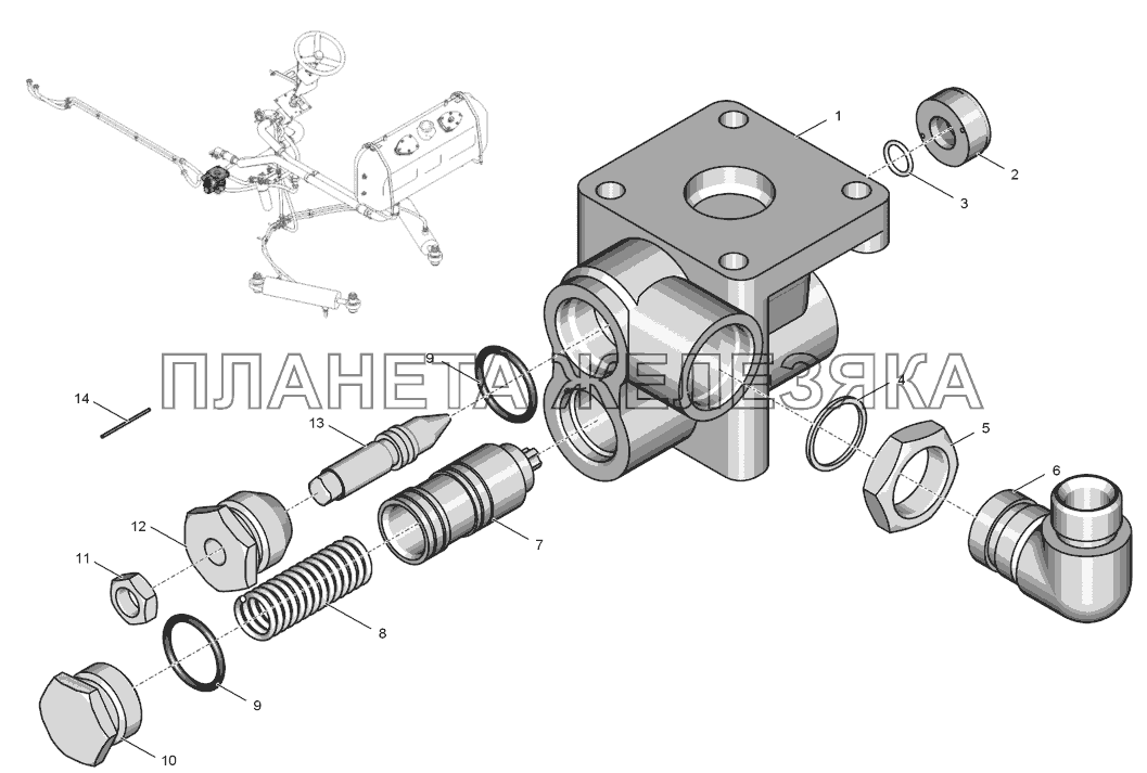 744Р-3406000-1 Регулятор расхода К-744Р2 