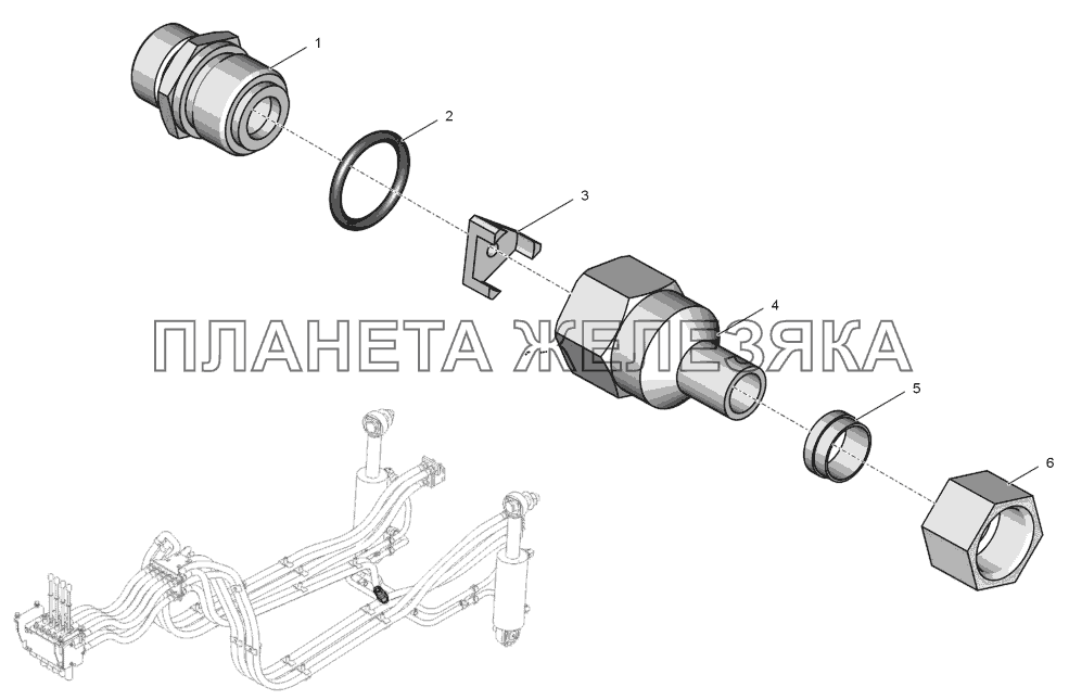 744Р-4600010-4 Клапан замедлительный К-744Р2 