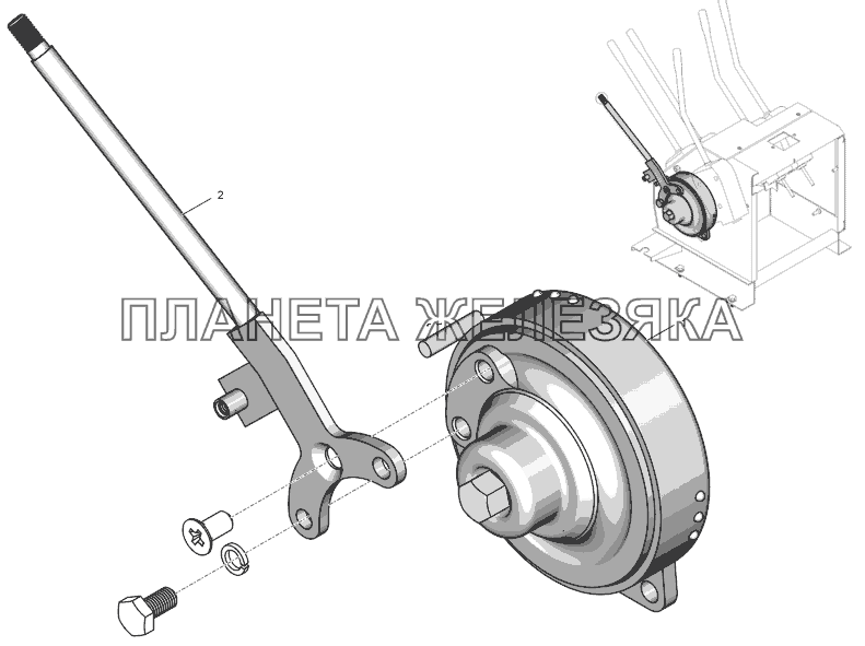 744Р-6750120 Акселератор К-744Р2 