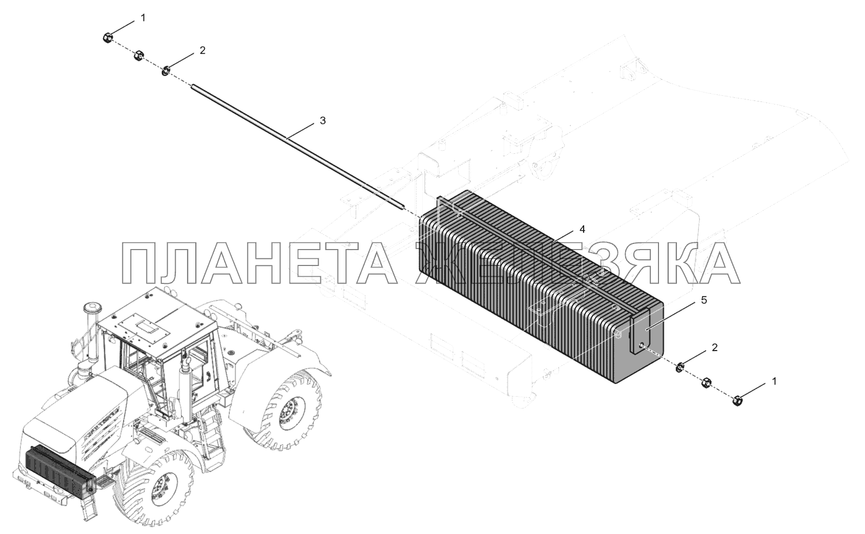 744Р3-4705000-02 Груз балластный К-744Р3 