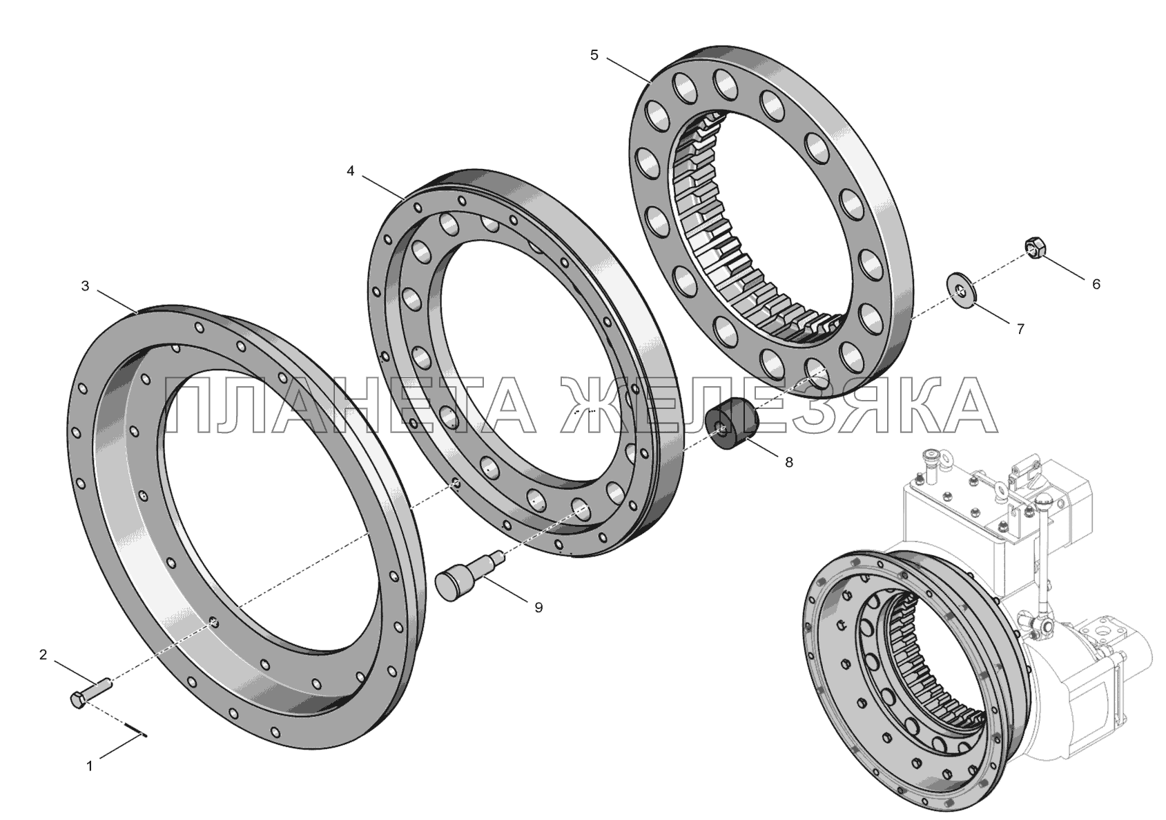 744Р2-1600010-4 Муфта полужесткая К-744Р3 