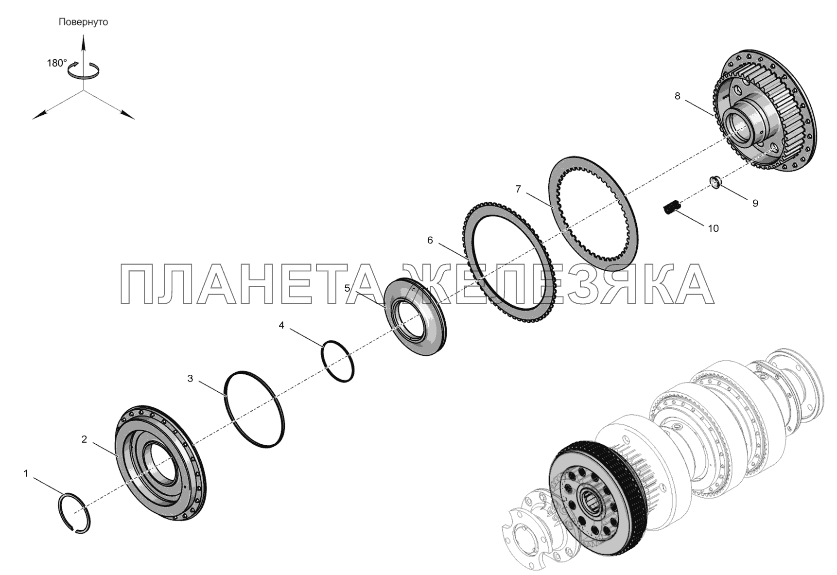 744P-17.01.150 Фрикцион К-744Р3 