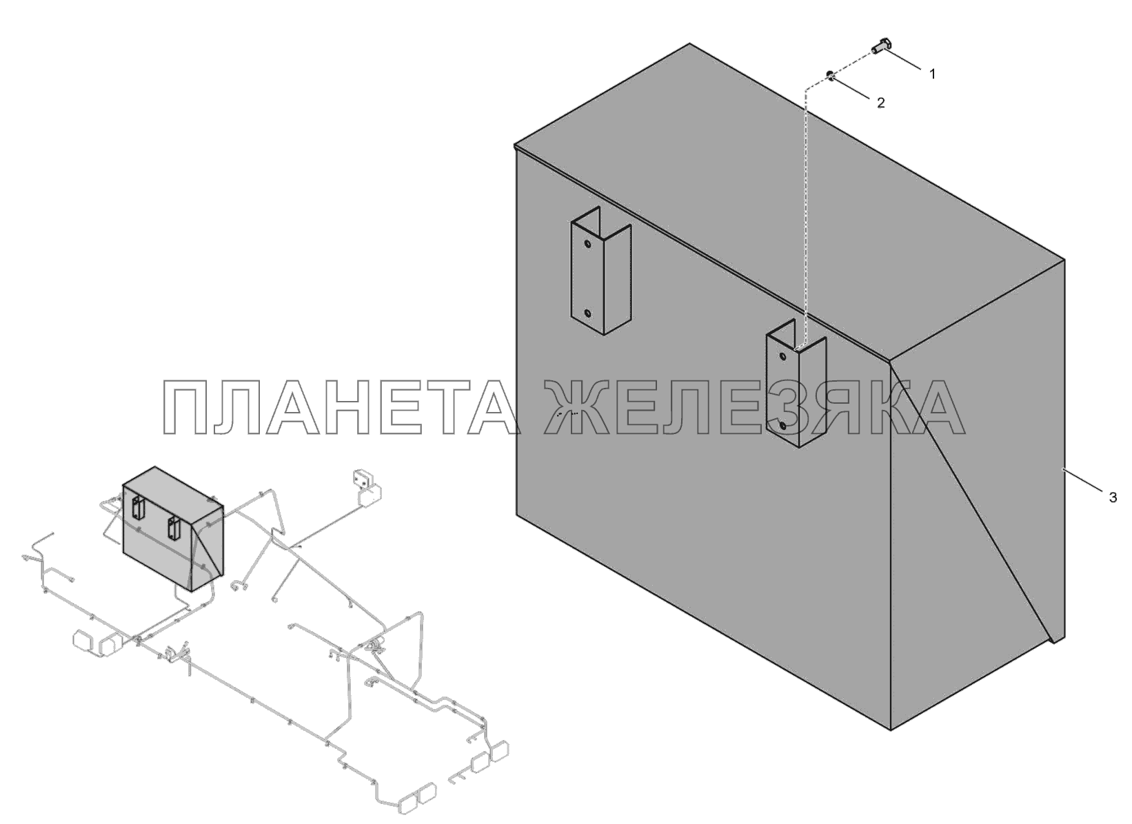 744Р-3749000-2 Контейнер К-744Р3 