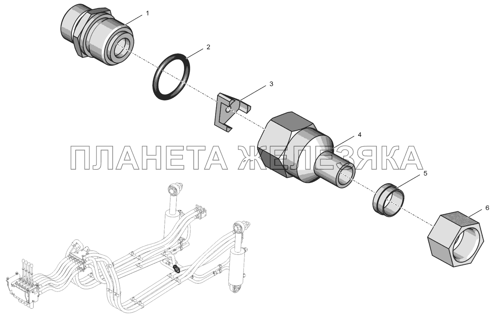 744Р-4600010-4 Клапан замедлительный К-744Р3 