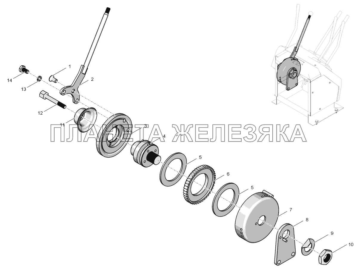 744Р-1108010-2 Акселератор К-744Р3 