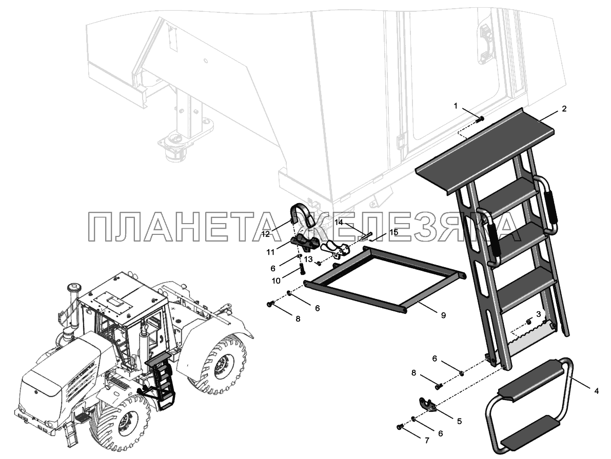 744Р-8210000-3 Лестница до 15.01.2016 К-744Р3 