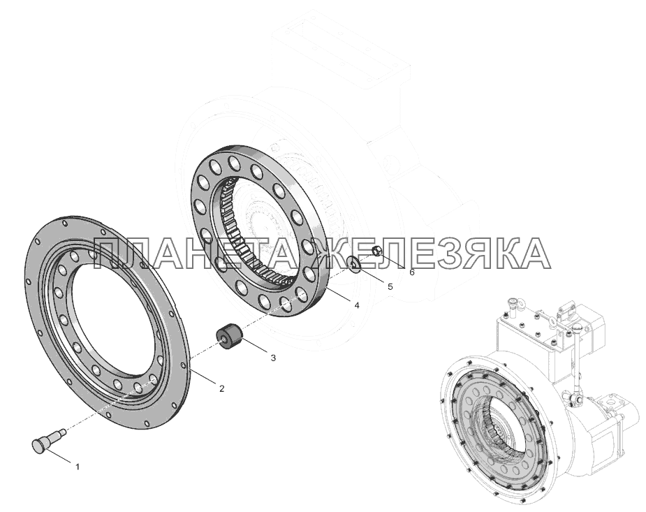 744Р2-1600010-2 Муфта полужесткая К-744Р3 